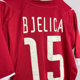 Shop 2002/03 KAISERSLAUTERN BJELICA #15 HOME SHIRT (L) NIKE, classic football shirts, vintage football shirts & retro soccer jerseys at Cult Kits