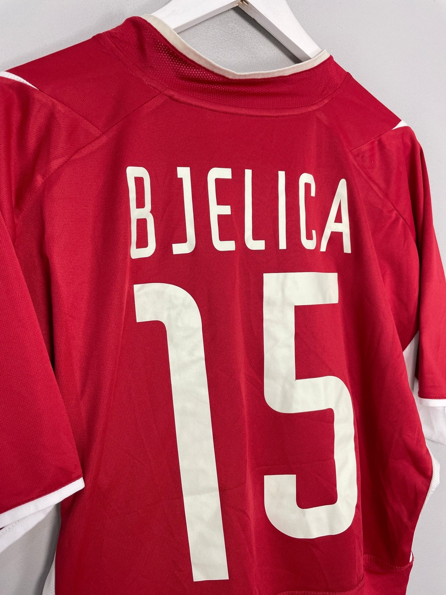 Shop 2002/03 KAISERSLAUTERN BJELICA #15 HOME SHIRT (L) NIKE, classic football shirts, vintage football shirts & retro soccer jerseys at Cult Kits