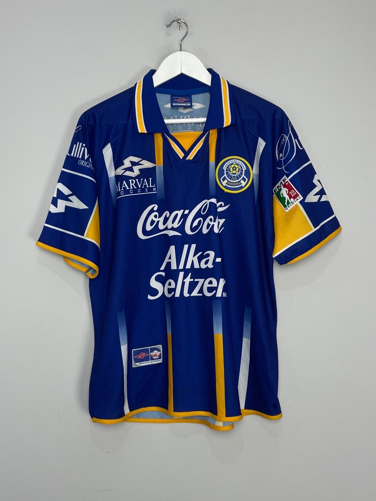 Shop 2002/03 LA PIEDAD FC HOME SHIRT (L) MARVAL, classic football shirts, vintage football shirts & retro soccer jerseys at Cult Kits