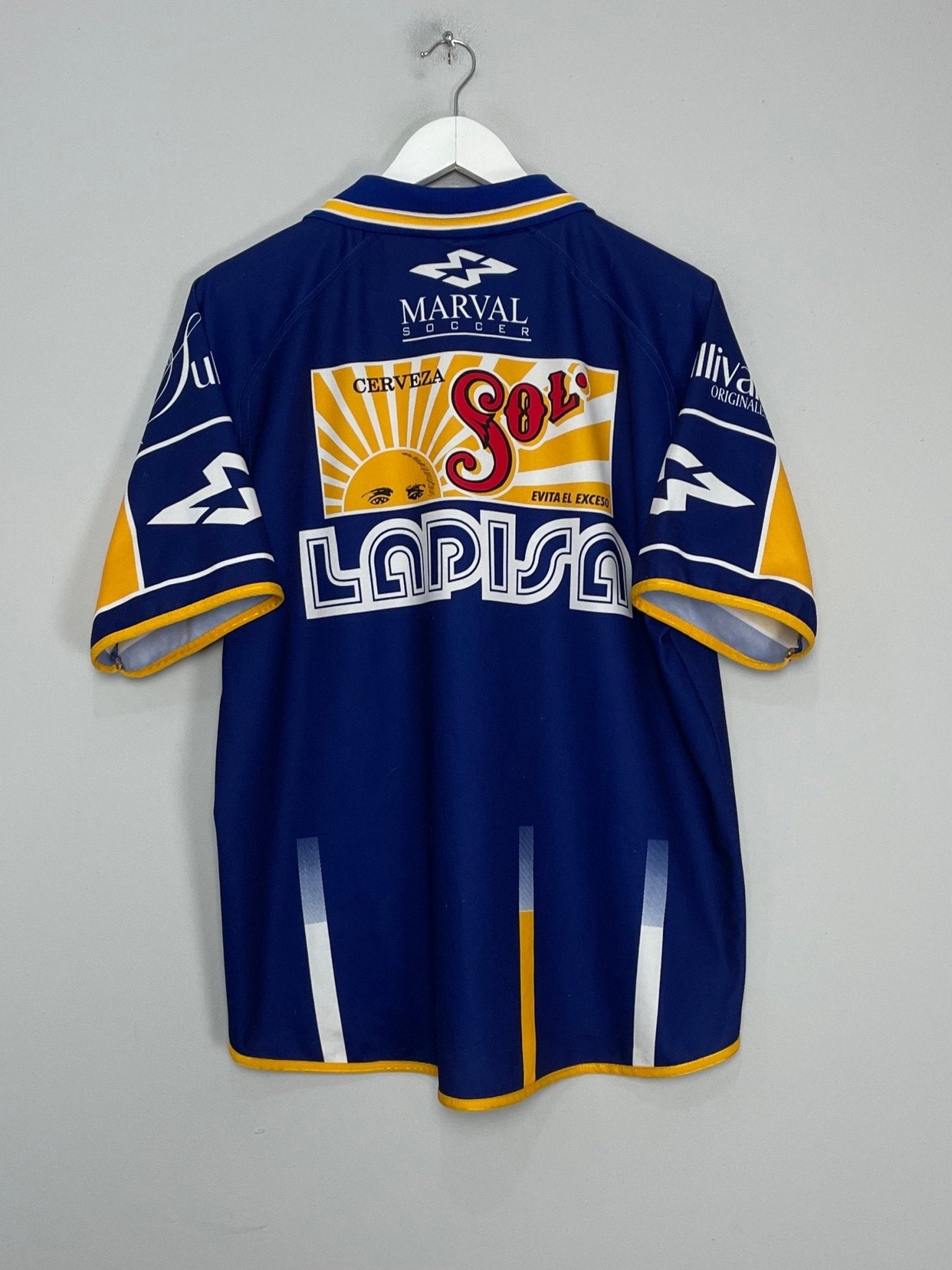 Shop 2002/03 LA PIEDAD FC HOME SHIRT (XL) MARVAL, classic football shirts, vintage football shirts & retro soccer jerseys at Cult Kits