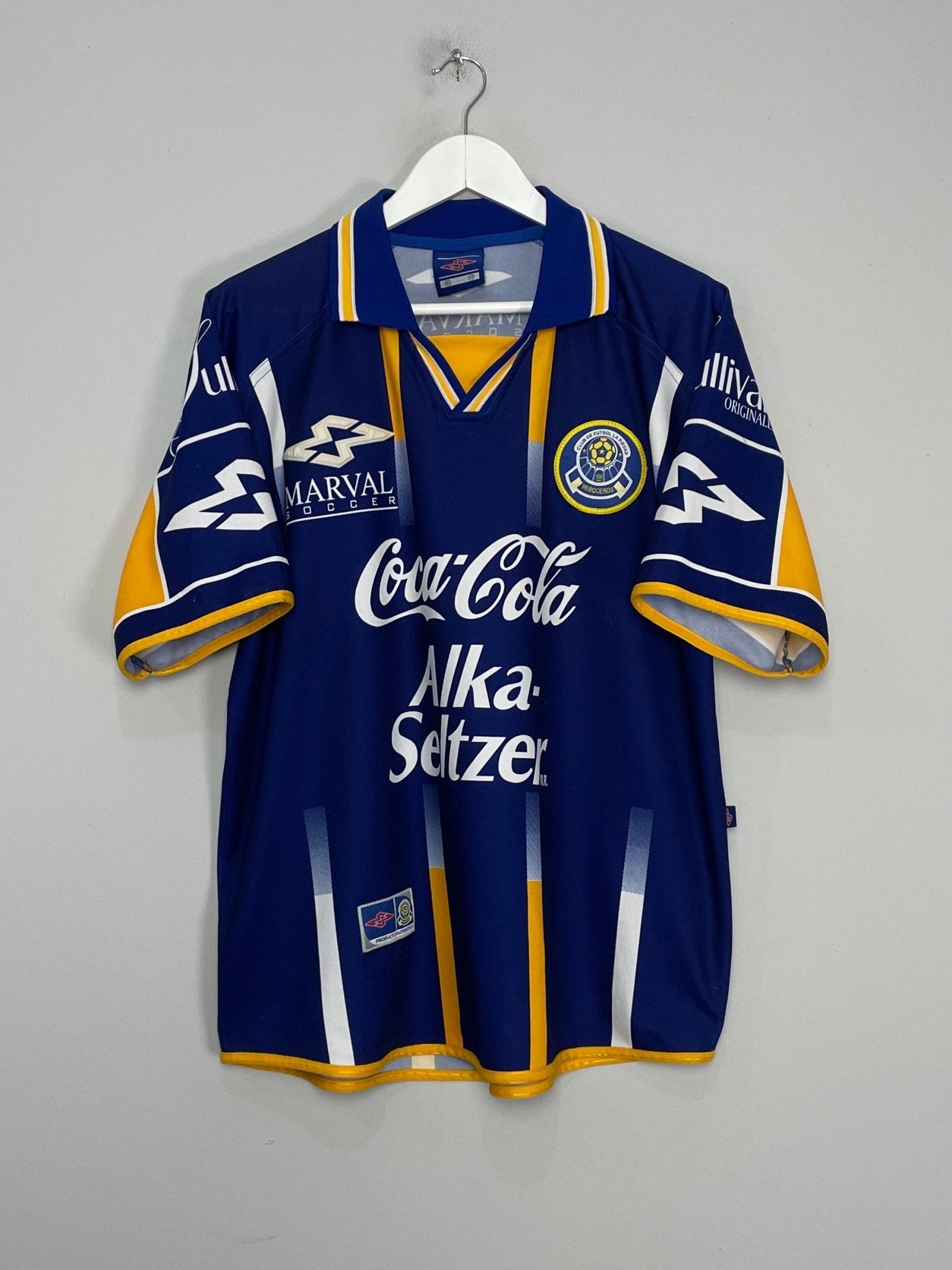 Shop 2002/03 LA PIEDAD FC HOME SHIRT (XL) MARVAL, classic football shirts, vintage football shirts & retro soccer jerseys at Cult Kits