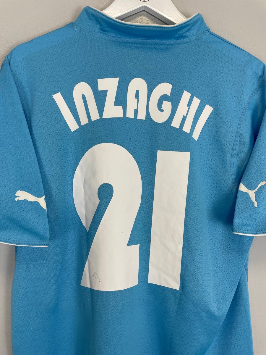 2002/03 LAZIO INZAGHI 21 HOME SHIRT (S) PUMA - Cult Kits - Small - Buy Vintage Football Shirts, Authentic Retro Football Shirts For Sale, Classic Football Shirts & Soccer Jersey