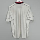 Shop 2002/03 MANCHESTER CITY AWAY SHIRT (L) LE COQ, classic football shirts, vintage football shirts & retro soccer jerseys at Cult Kits