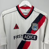 Shop 2002/03 MANCHESTER CITY AWAY SHIRT (L) LE COQ, classic football shirts, vintage football shirts & retro soccer jerseys at Cult Kits