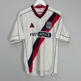 Shop 2002/03 MANCHESTER CITY AWAY SHIRT (L) LE COQ, classic football shirts, vintage football shirts & retro soccer jerseys at Cult Kits