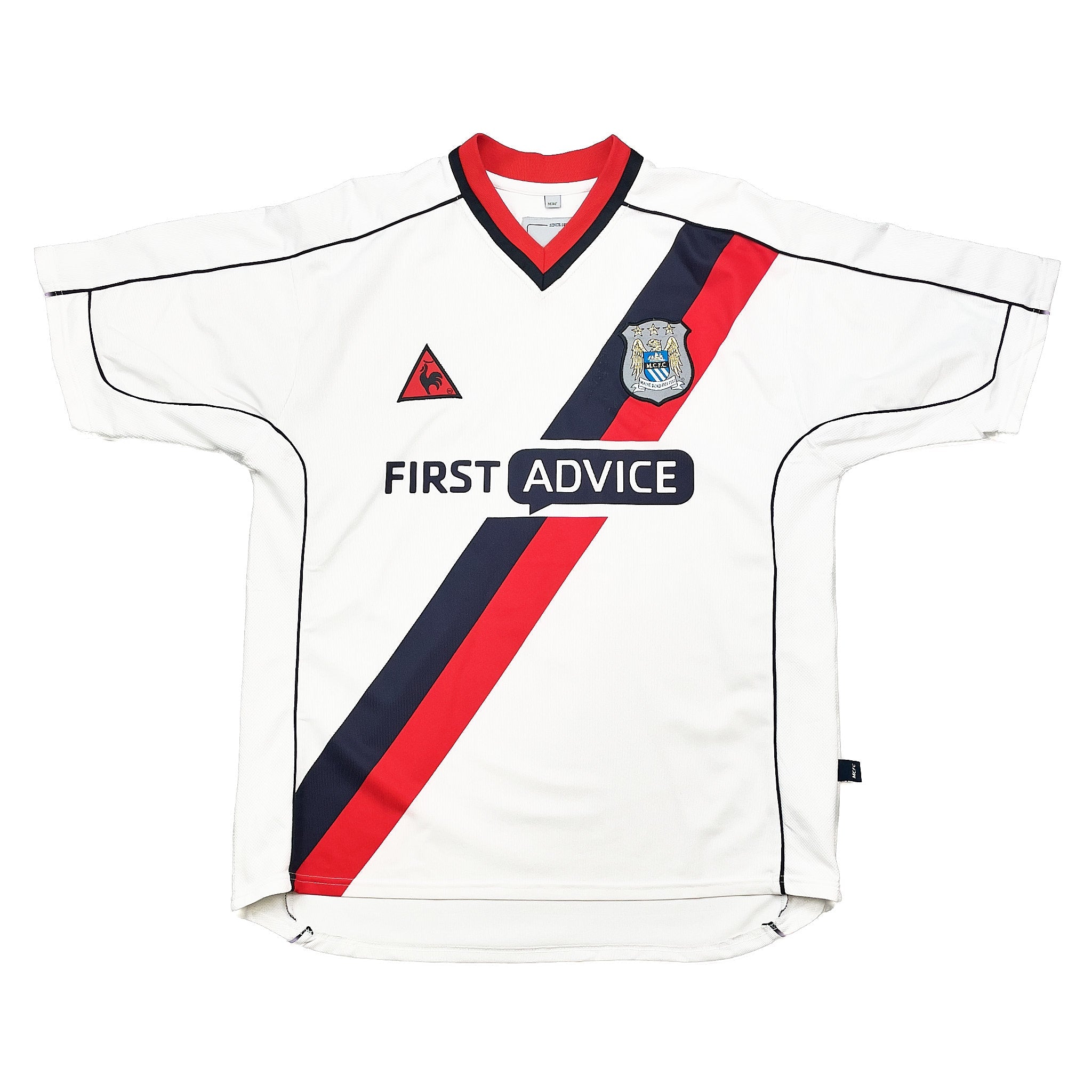 Buy 2002/03 Manchester City Goater 10 Away Shirt (M) Le Coq ~ Free worldwide shipping available ~ Authentic Vintage Football Shirts from Cult Kits