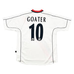 Buy 2002/03 Manchester City Goater 10 Away Shirt (M) Le Coq ~ Free worldwide shipping available ~ Authentic Vintage Football Shirts from Cult Kits