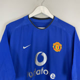 Shop 2002/03 MANCHESTER UNITED BECKHAM #7 AWAY SHIRT (XL) NIKE, classic football shirts, vintage football shirts & retro soccer jerseys at Cult Kits