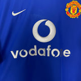 Shop 2002/03 MANCHESTER UNITED BECKHAM #7 C/L THIRD SHIRT (M) NIKE, classic football shirts, vintage football shirts & retro soccer jerseys at Cult Kits
