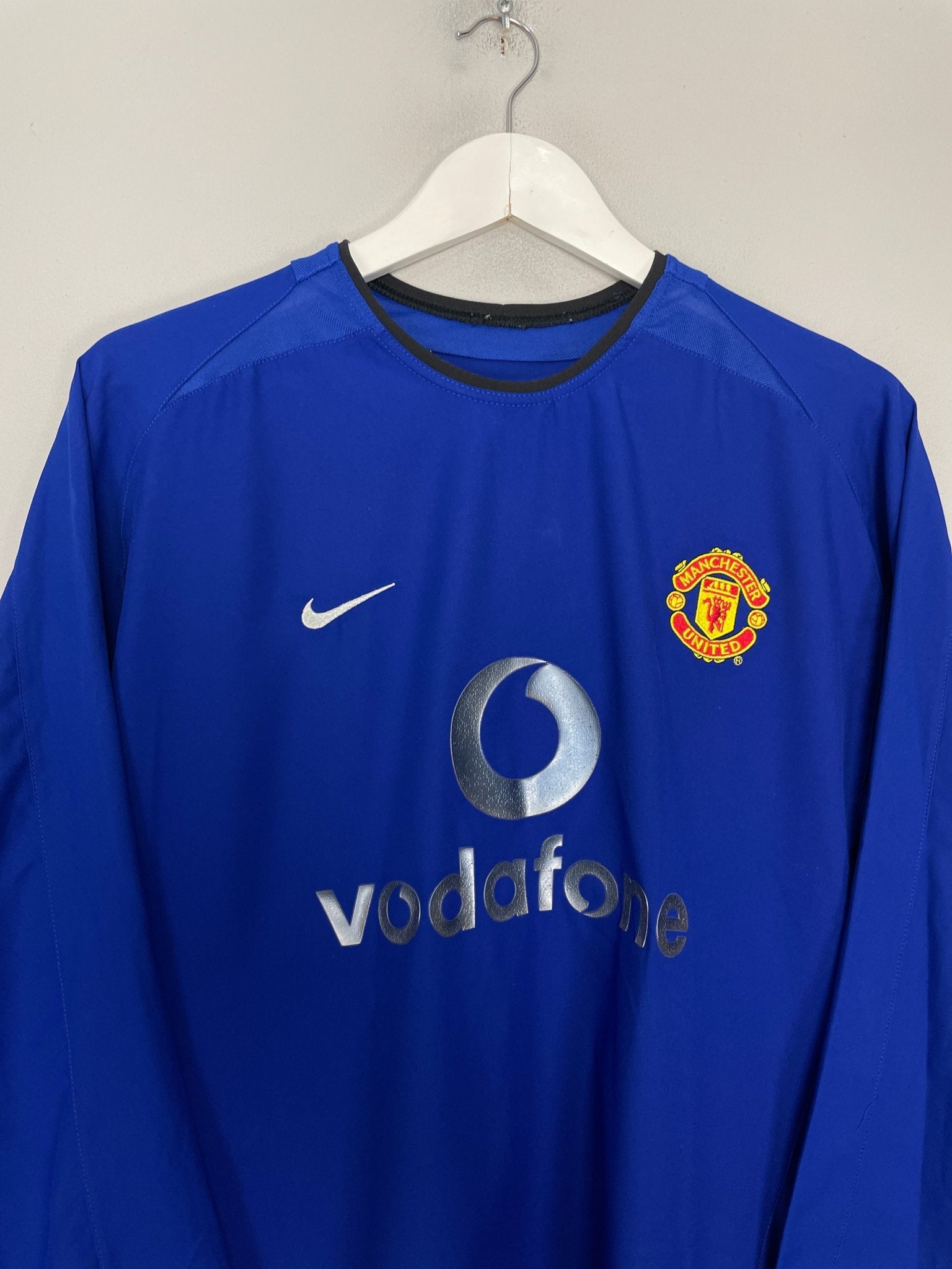 Shop 2002/03 MANCHESTER UNITED BECKHAM #7 L/S THIRD SHIRT (L) NIKE, classic football shirts, vintage football shirts & retro soccer jerseys at Cult Kits