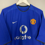 Shop 2002/03 MANCHESTER UNITED BECKHAM #7 THIRD SHIRT (XL) NIKE, classic football shirts, vintage football shirts & retro soccer jerseys at Cult Kits