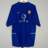 Shop 2002/03 MANCHESTER UNITED BECKHAM #7 THIRD SHIRT (XL) NIKE, classic football shirts, vintage football shirts & retro soccer jerseys at Cult Kits