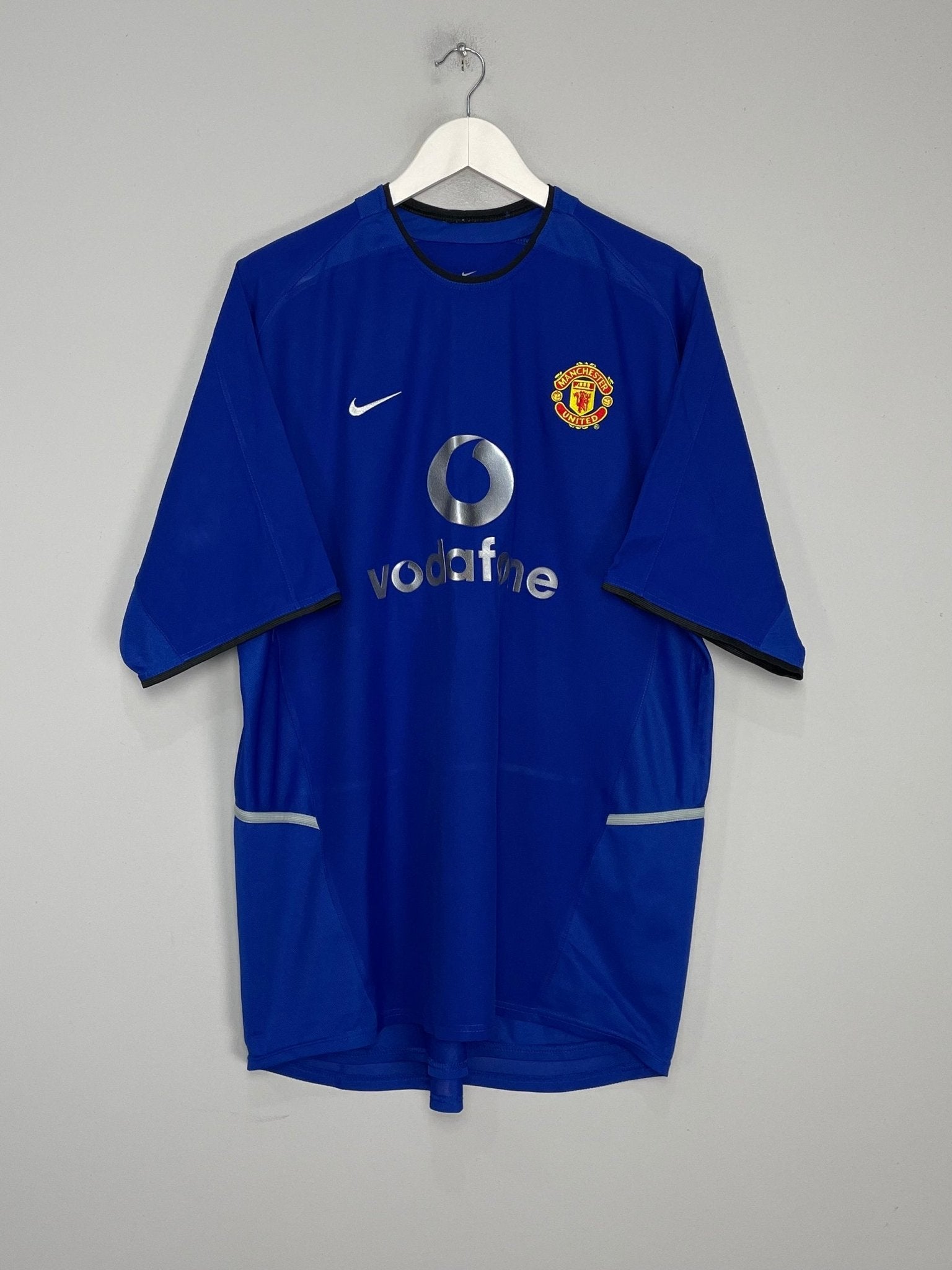 Shop 2002/03 MANCHESTER UNITED BECKHAM #7 THIRD SHIRT (XL) NIKE, classic football shirts, vintage football shirts & retro soccer jerseys at Cult Kits
