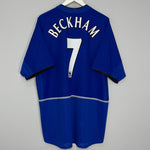 Shop 2002/03 MANCHESTER UNITED BECKHAM #7 THIRD SHIRT (XL) NIKE, classic football shirts, vintage football shirts & retro soccer jerseys at Cult Kits
