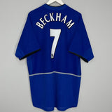 Shop 2002/03 MANCHESTER UNITED BECKHAM #7 THIRD SHIRT (XL) NIKE, classic football shirts, vintage football shirts & retro soccer jerseys at Cult Kits