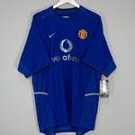Shop 2002/03 MANCHESTER UNITED G.NEVILLE #2 *BNWT* THIRD SHIRT (XL) NIKE, classic football shirts, vintage football shirts & retro soccer jerseys at Cult Kits