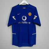 Shop 2002/03 MANCHESTER UNITED KEANE #16 THIRD SHIRT (M) NIKE, classic football shirts, vintage football shirts & retro soccer jerseys at Cult Kits