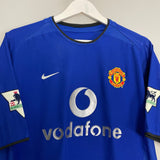 Shop 2002/03 MANCHESTER UNITED KEANE #16 THIRD SHIRT (M) NIKE, classic football shirts, vintage football shirts & retro soccer jerseys at Cult Kits