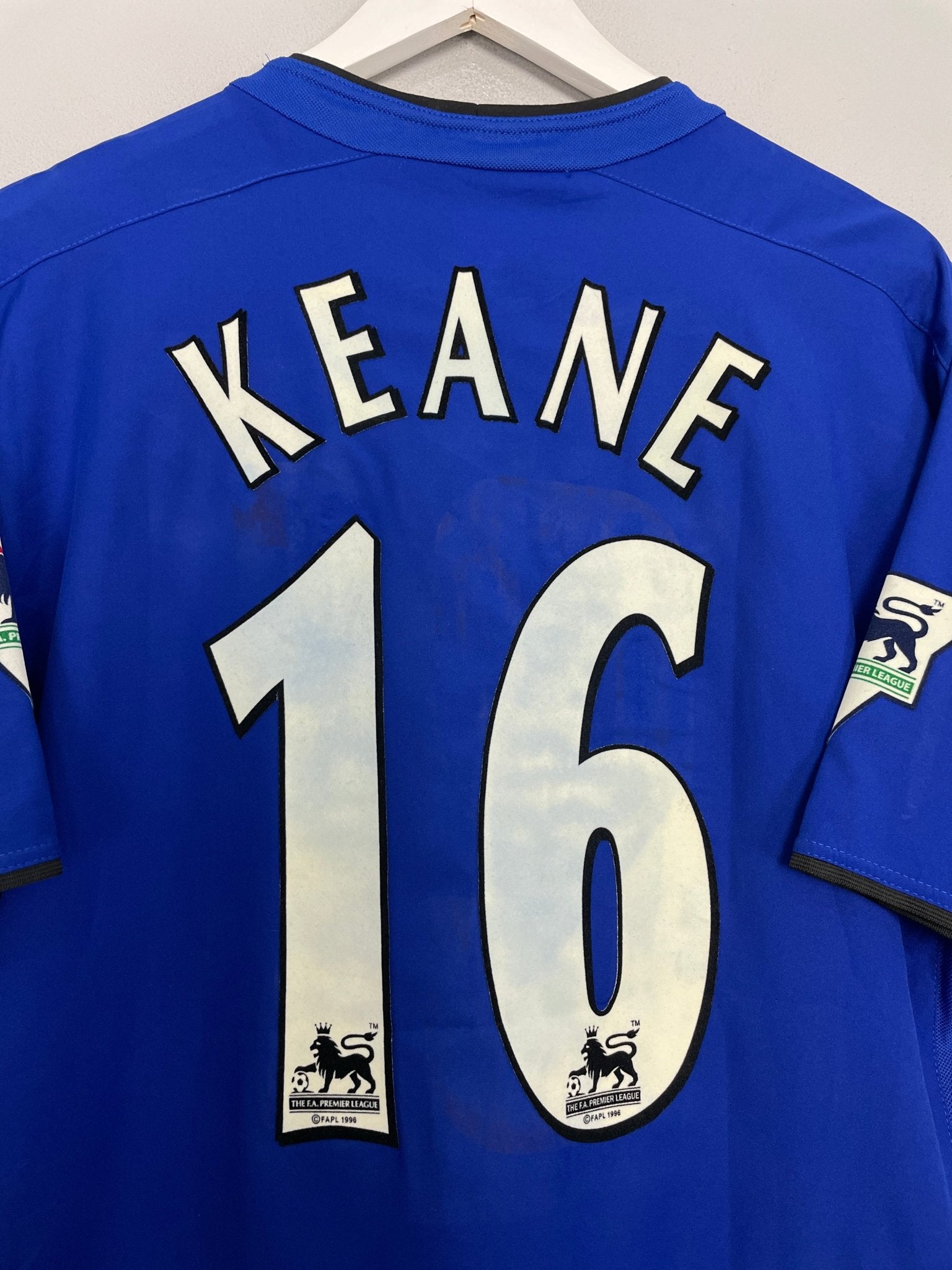 2002/03 MANCHESTER UNITED KEANE #16 THIRD SHIRT (M) NIKE – Cult Kits