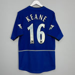 Shop 2002/03 MANCHESTER UNITED KEANE #16 THIRD SHIRT (M) NIKE, classic football shirts, vintage football shirts & retro soccer jerseys at Cult Kits
