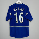 Shop 2002/03 MANCHESTER UNITED KEANE #16 THIRD SHIRT (M) NIKE, classic football shirts, vintage football shirts & retro soccer jerseys at Cult Kits