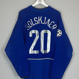 2002/03 MANCHESTER UNITED SOLSKJAER 20 L/S C/L AWAY SHIRT (XL) NIKE - Cult Kits - XL - Buy Vintage Football Shirts, Authentic Retro Football Shirts For Sale, Classic Football Shirts & Soccer Jersey