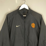 Shop 2002/03 MANCHESTER UNITED TRACK JACKET (S) NIKE, classic football shirts, vintage football shirts & retro soccer jerseys at Cult Kits