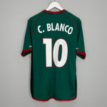 Shop 2002/03 MEXICO BLANCO #10 HOME SHIRT (L) ATLETICA, classic football shirts, vintage football shirts & retro soccer jerseys at Cult Kits