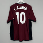 Shop 2002/03 MEXICO C.BLANCO #10 AWAY SHIRT (XXL) ATLETICA, classic football shirts, vintage football shirts & retro soccer jerseys at Cult Kits