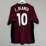 Shop 2002/03 MEXICO C.BLANCO #10 AWAY SHIRT (XXL) ATLETICA, classic football shirts, vintage football shirts & retro soccer jerseys at Cult Kits