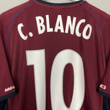 Shop 2002/03 MEXICO C.BLANCO #10 AWAY SHIRT (XXL) ATLETICA, classic football shirts, vintage football shirts & retro soccer jerseys at Cult Kits