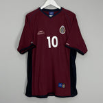 Shop 2002/03 MEXICO C.BLANCO #10 AWAY SHIRT (XXL) ATLETICA, classic football shirts, vintage football shirts & retro soccer jerseys at Cult Kits