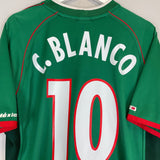Shop 2002/03 MEXICO C.BLANCO #10 HOME SHIRT (XL) ATLETICA, classic football shirts, vintage football shirts & retro soccer jerseys at Cult Kits
