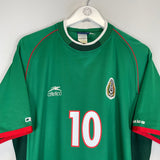 Shop 2002/03 MEXICO C.BLANCO #10 HOME SHIRT (XL) ATLETICA, classic football shirts, vintage football shirts & retro soccer jerseys at Cult Kits