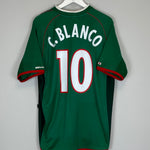 Shop 2002/03 MEXICO C.BLANCO #10 HOME SHIRT (XL) ATLETICA, classic football shirts, vintage football shirts & retro soccer jerseys at Cult Kits