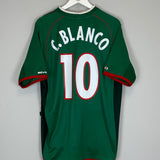 Shop 2002/03 MEXICO C.BLANCO #10 HOME SHIRT (XL) ATLETICA, classic football shirts, vintage football shirts & retro soccer jerseys at Cult Kits