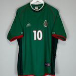 Shop 2002/03 MEXICO C.BLANCO #10 HOME SHIRT (XL) ATLETICA, classic football shirts, vintage football shirts & retro soccer jerseys at Cult Kits