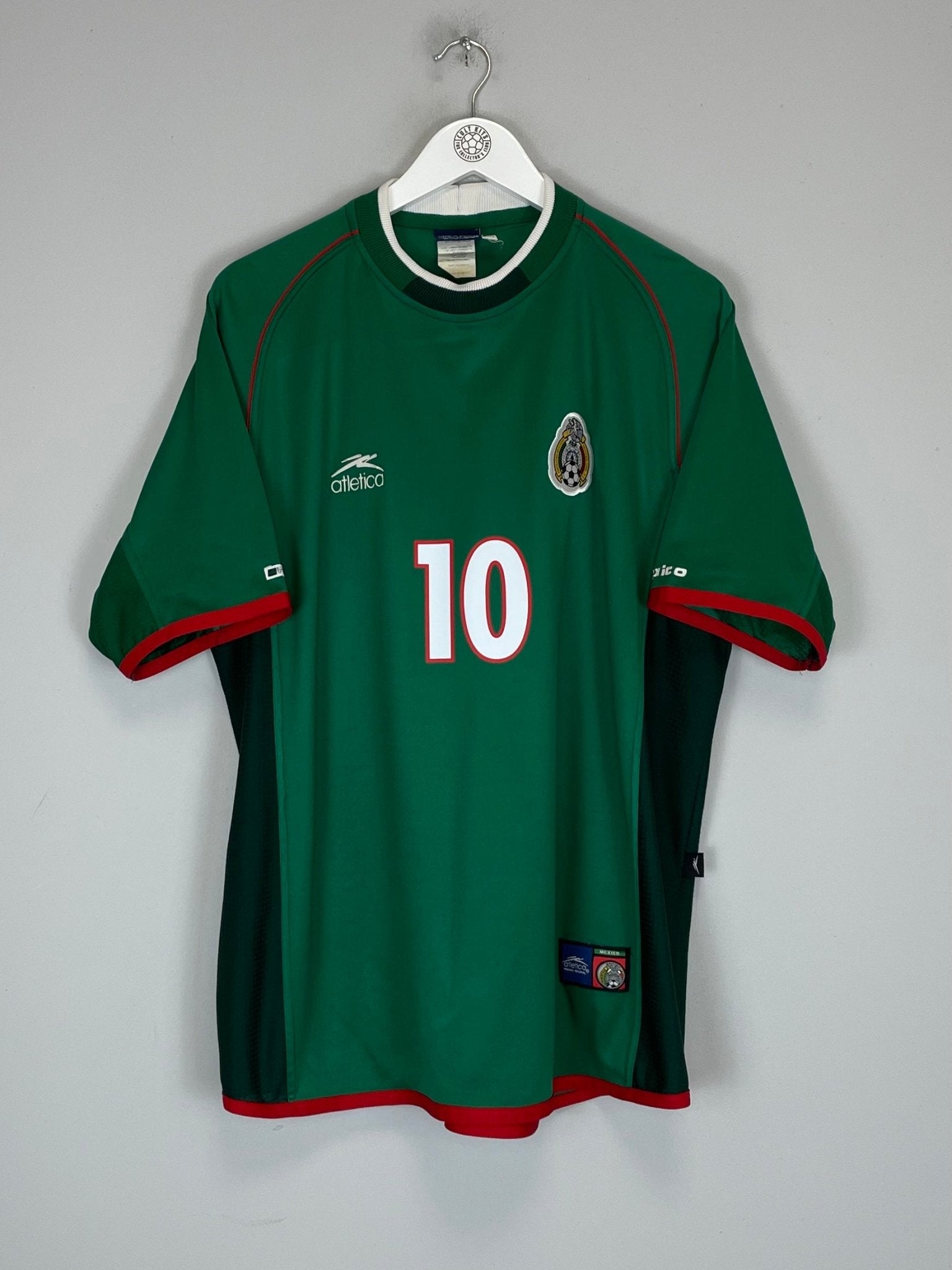 Shop 2002/03 MEXICO C.BLANCO #10 HOME SHIRT (XL) ATLETICA, classic football shirts, vintage football shirts & retro soccer jerseys at Cult Kits