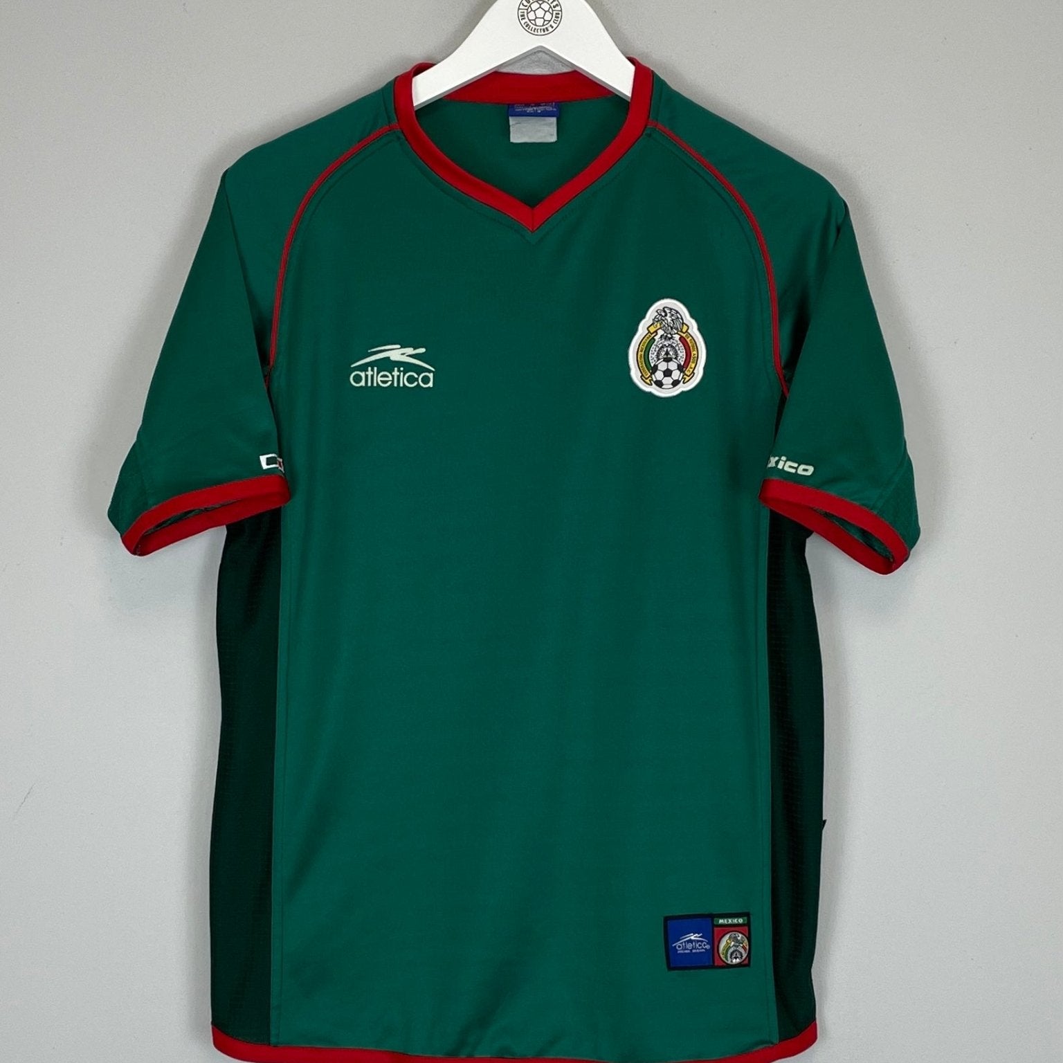 Shop 2002/03 MEXICO HOME SHIRT (S) ATLETICA, classic football shirts, vintage football shirts & retro soccer jerseys at Cult Kits