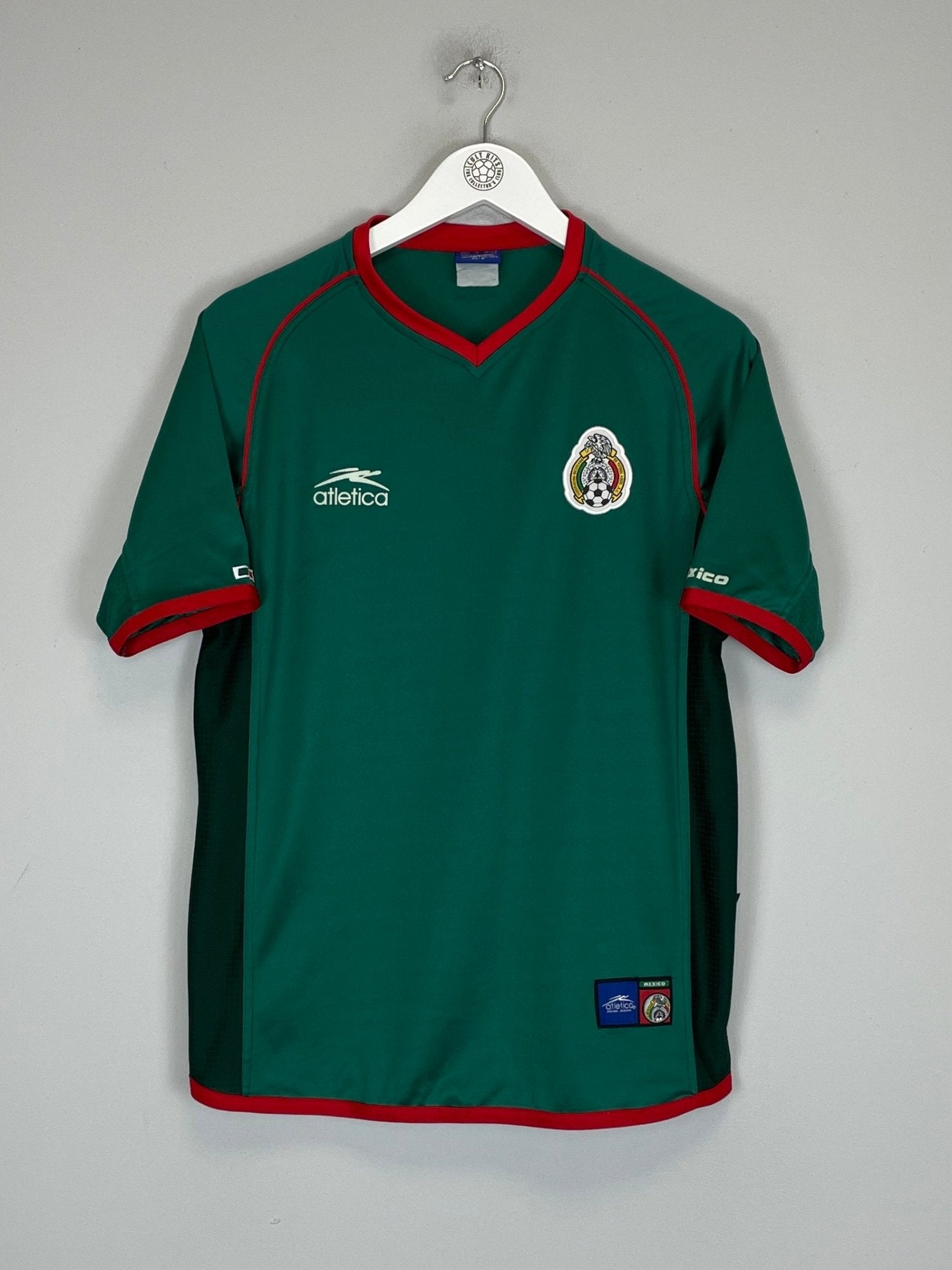 Shop 2002/03 MEXICO HOME SHIRT (S) ATLETICA, classic football shirts, vintage football shirts & retro soccer jerseys at Cult Kits