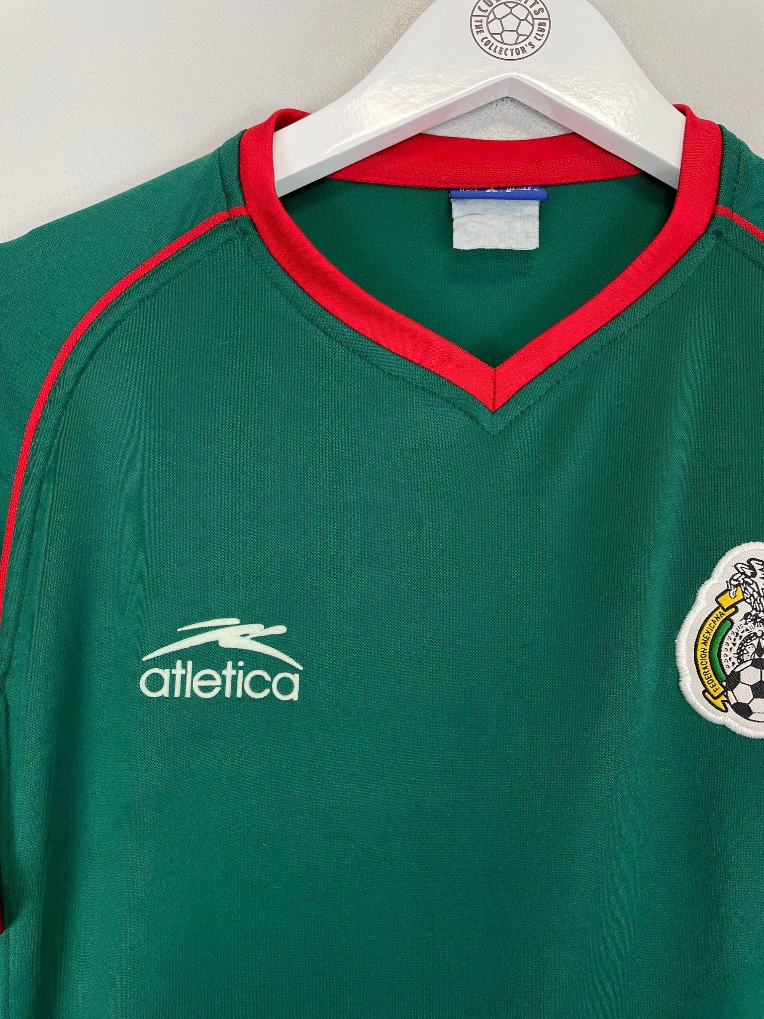 Shop 2002/03 MEXICO HOME SHIRT (S) ATLETICA, classic football shirts, vintage football shirts & retro soccer jerseys at Cult Kits