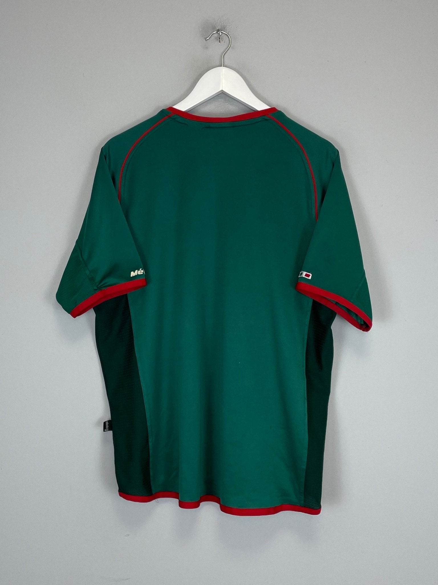 Shop 2002/03 MEXICO HOME SHIRT (XL) ATLETICA, classic football shirts, vintage football shirts & retro soccer jerseys at Cult Kits