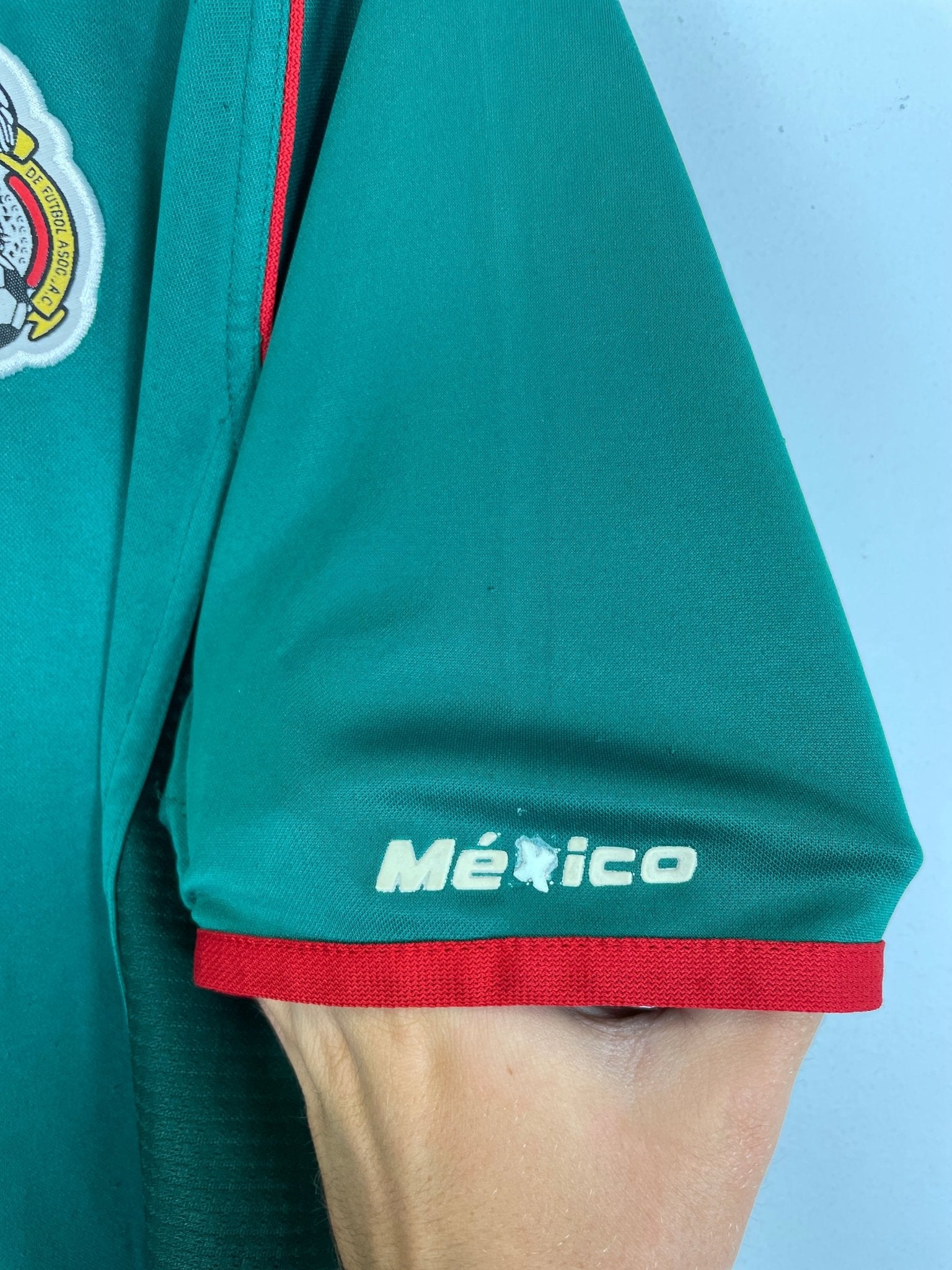 Shop 2002/03 MEXICO HOME SHIRT (XL) ATLETICA, classic football shirts, vintage football shirts & retro soccer jerseys at Cult Kits