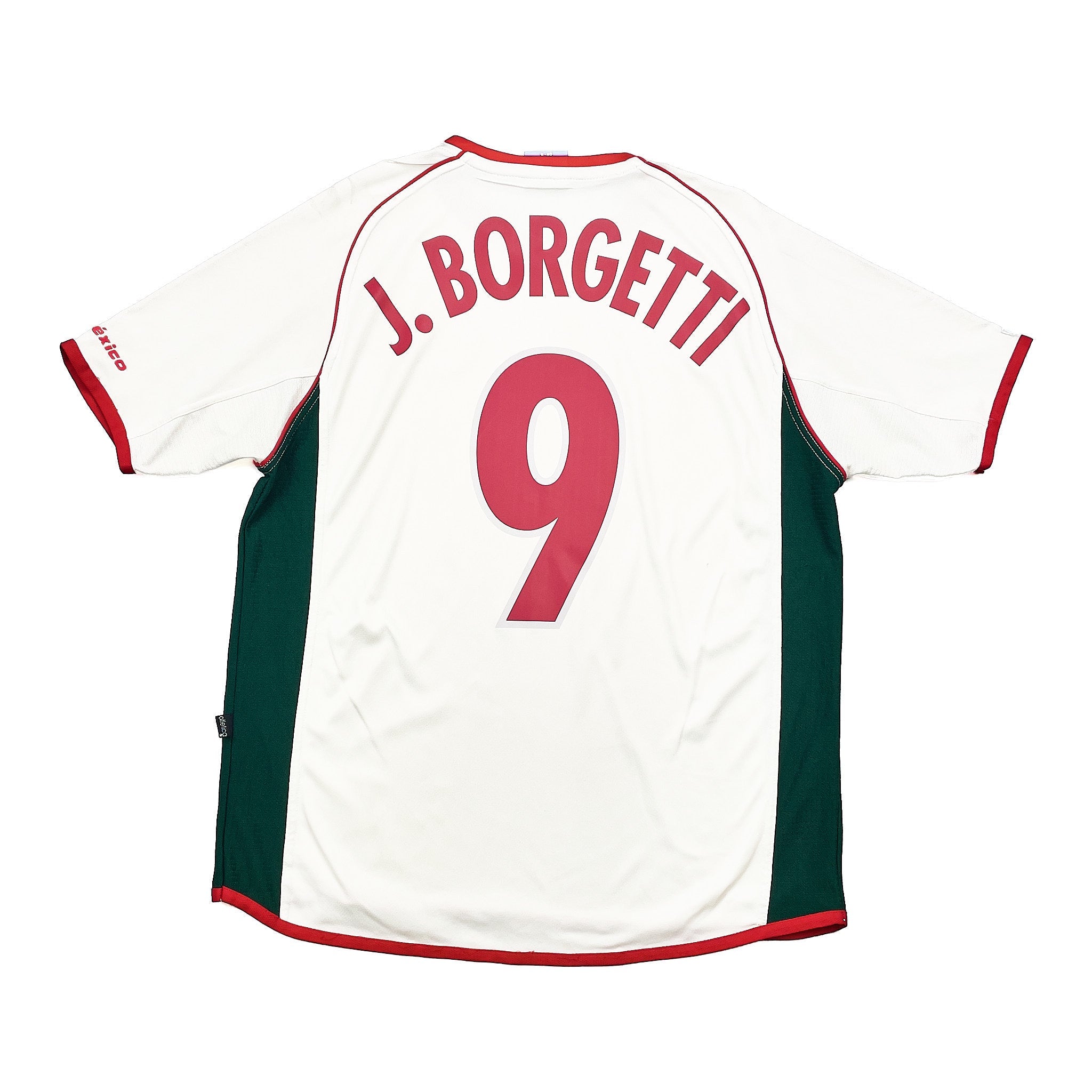 Buy 2002/03 Mexico J.Borgetti 9 Away Shirt (S) Atletica ~ Free worldwide shipping available ~ Authentic Vintage Football Shirts from Cult Kits