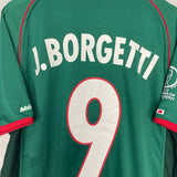 Shop 2002/03 MEXICO J.BORGETTI #9 HOME SHIRT (XL) ATLETICA, classic football shirts, vintage football shirts & retro soccer jerseys at Cult Kits