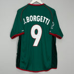 Shop 2002/03 MEXICO J.BORGETTI #9 HOME SHIRT (XL) ATLETICA, classic football shirts, vintage football shirts & retro soccer jerseys at Cult Kits