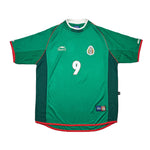 Buy 2002/03 Mexico J.Borgetti 9 Home Shirt (XL) Atletica ~ Free worldwide shipping available ~ Authentic Vintage Football Shirts from Cult Kits