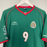 Shop 2002/03 MEXICO J.BORGETTI #9 HOME SHIRT (XL) ATLETICA, classic football shirts, vintage football shirts & retro soccer jerseys at Cult Kits