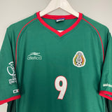 Shop 2002/03 MEXICO J.BORGETTI #9 HOME SHIRT (XL) ATLETICA, classic football shirts, vintage football shirts & retro soccer jerseys at Cult Kits