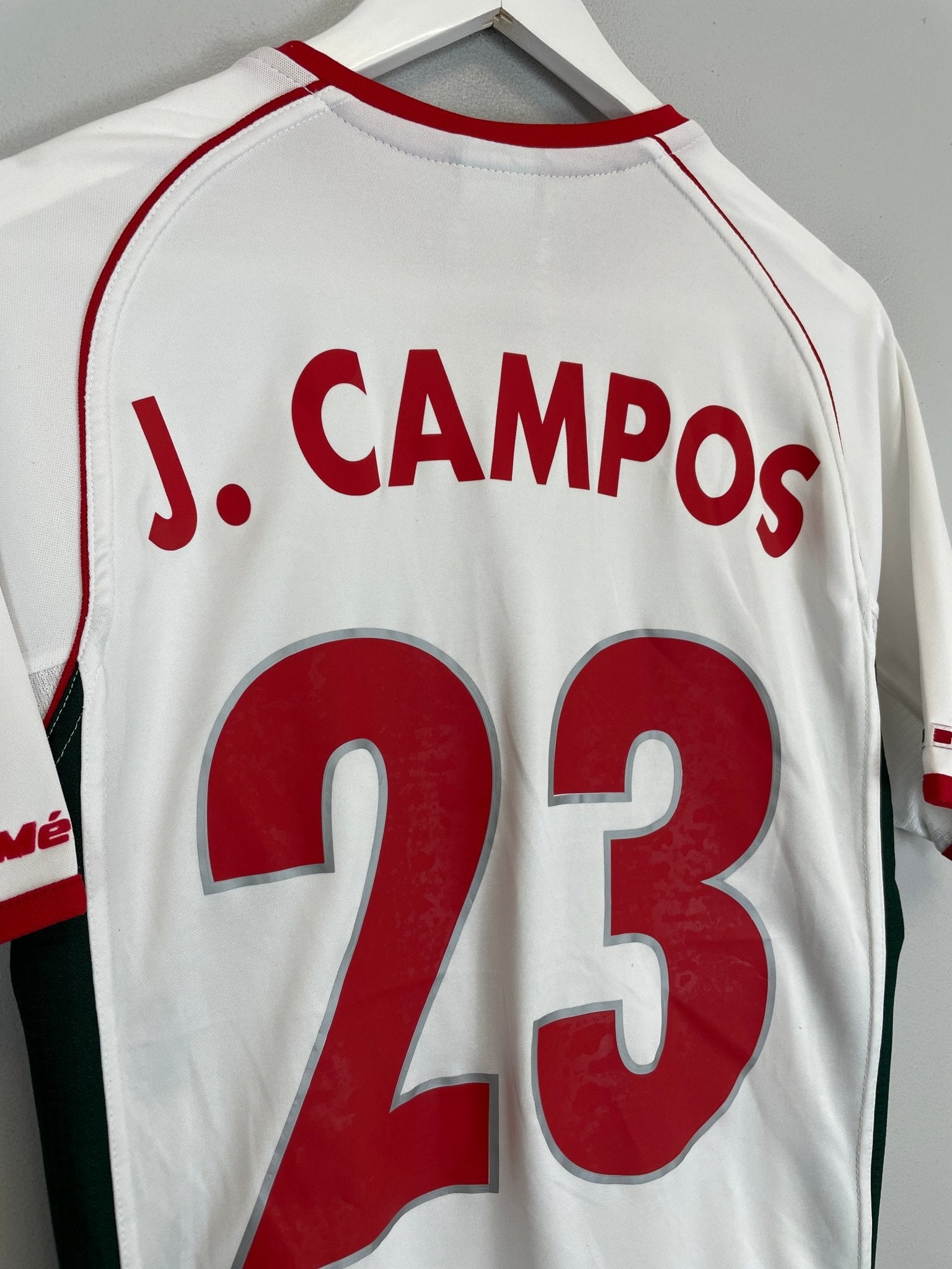 Shop 2002/03 MEXICO J.CAMPOS #23 AWAY SHIRT (S) ATLETICA, classic football shirts, vintage football shirts & retro soccer jerseys at Cult Kits